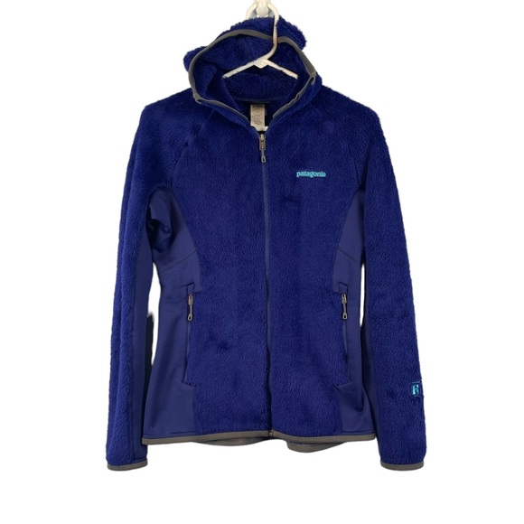 Patagonia Jackets & Blazers - Patagonia R3 Hi-Loft Hoodie Jacket fleece fuzzy fall jacket woman's size small